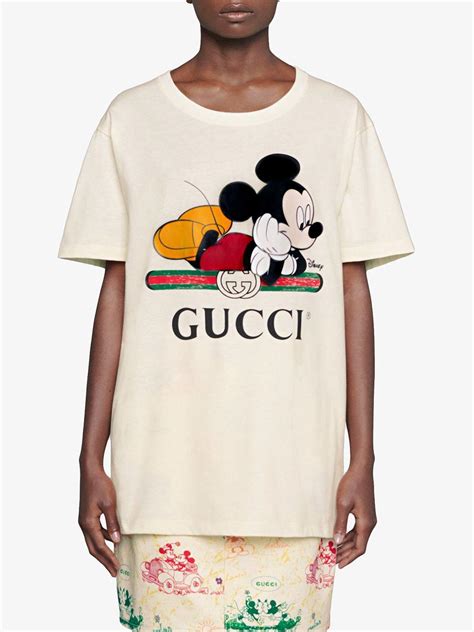 gucci t shirts mickey mouse|Mickey Mouse wearing Gucci.